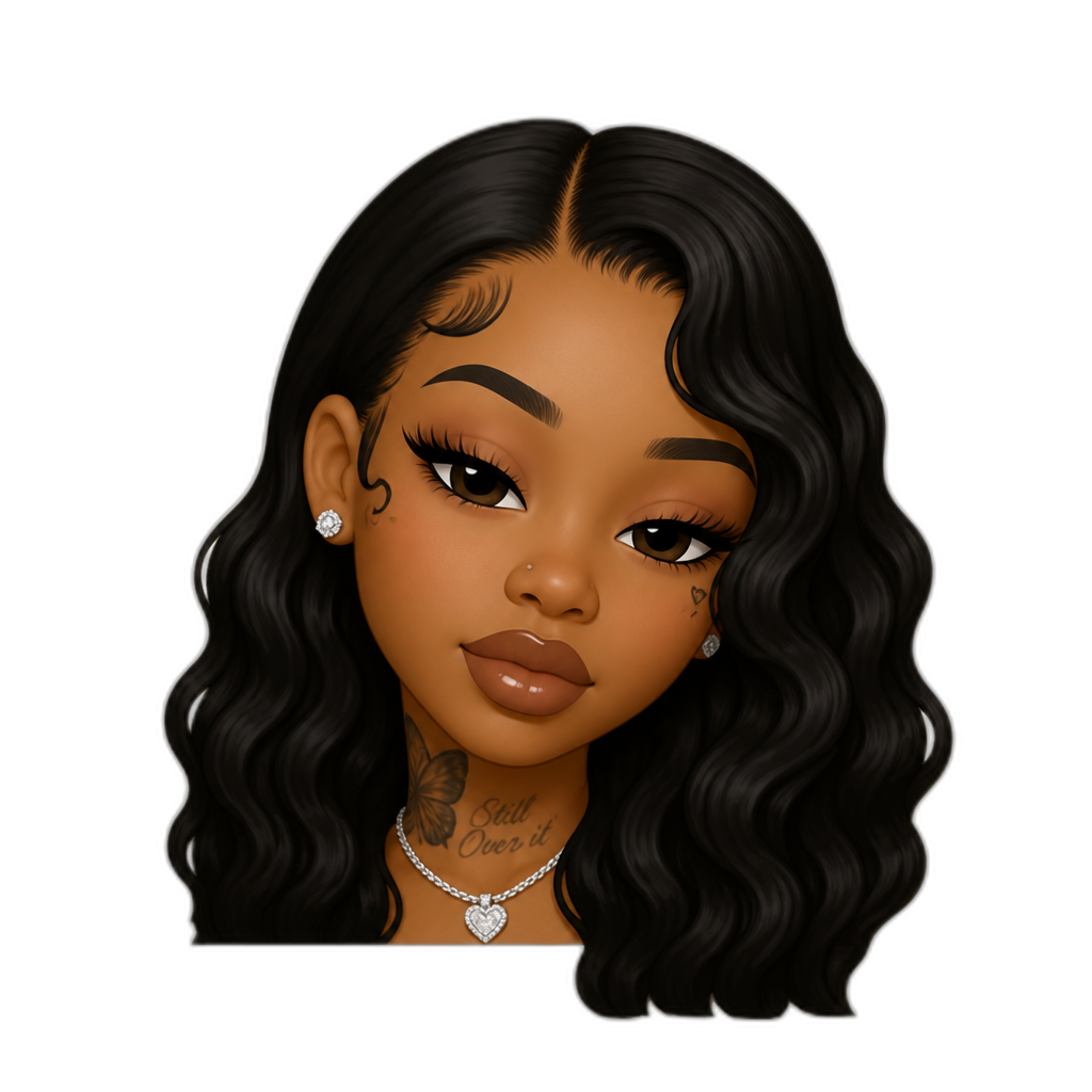 Mariah The Scientist fused with Summer Walker - AI generated emoji