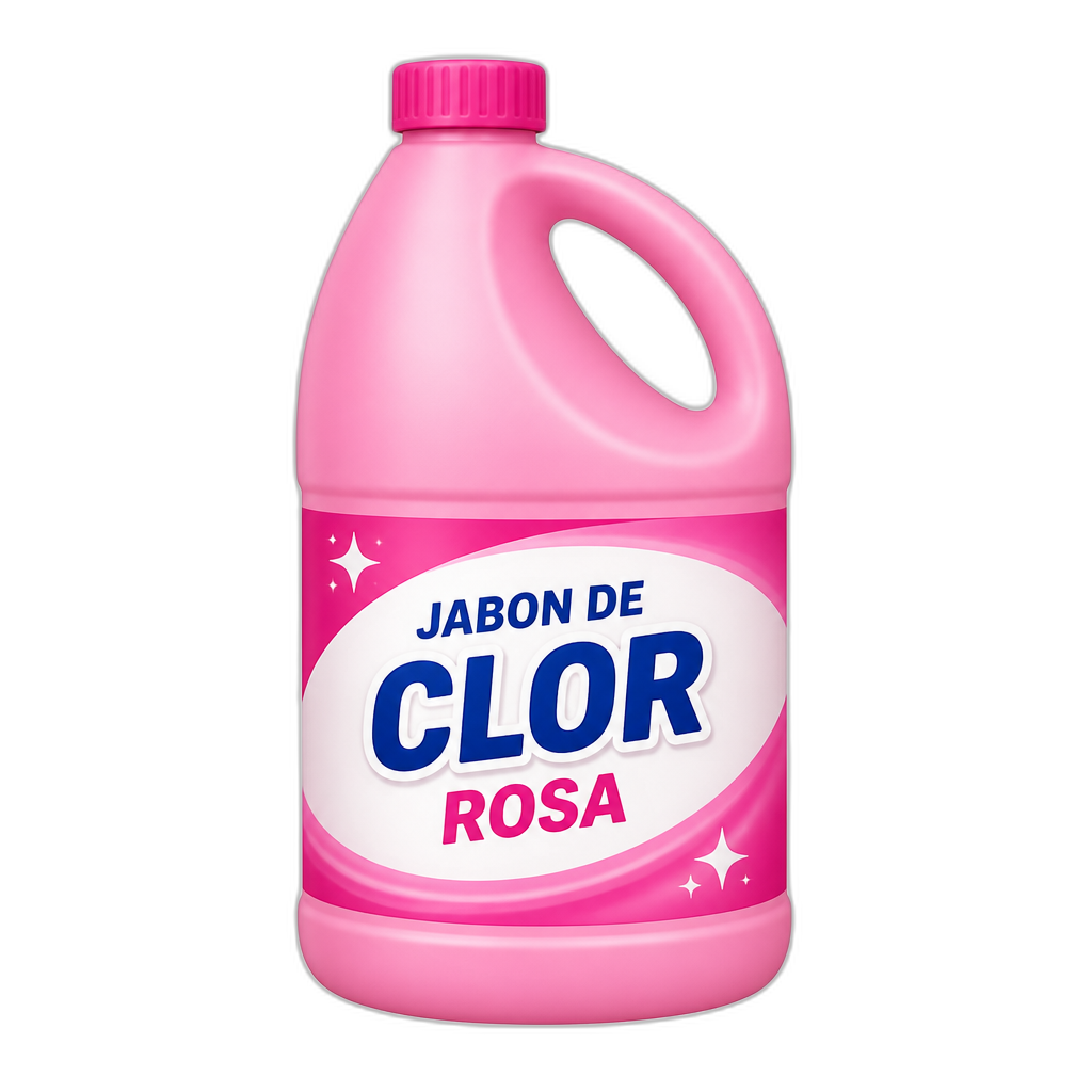 Jabon de clor rosa - AI generated emoji