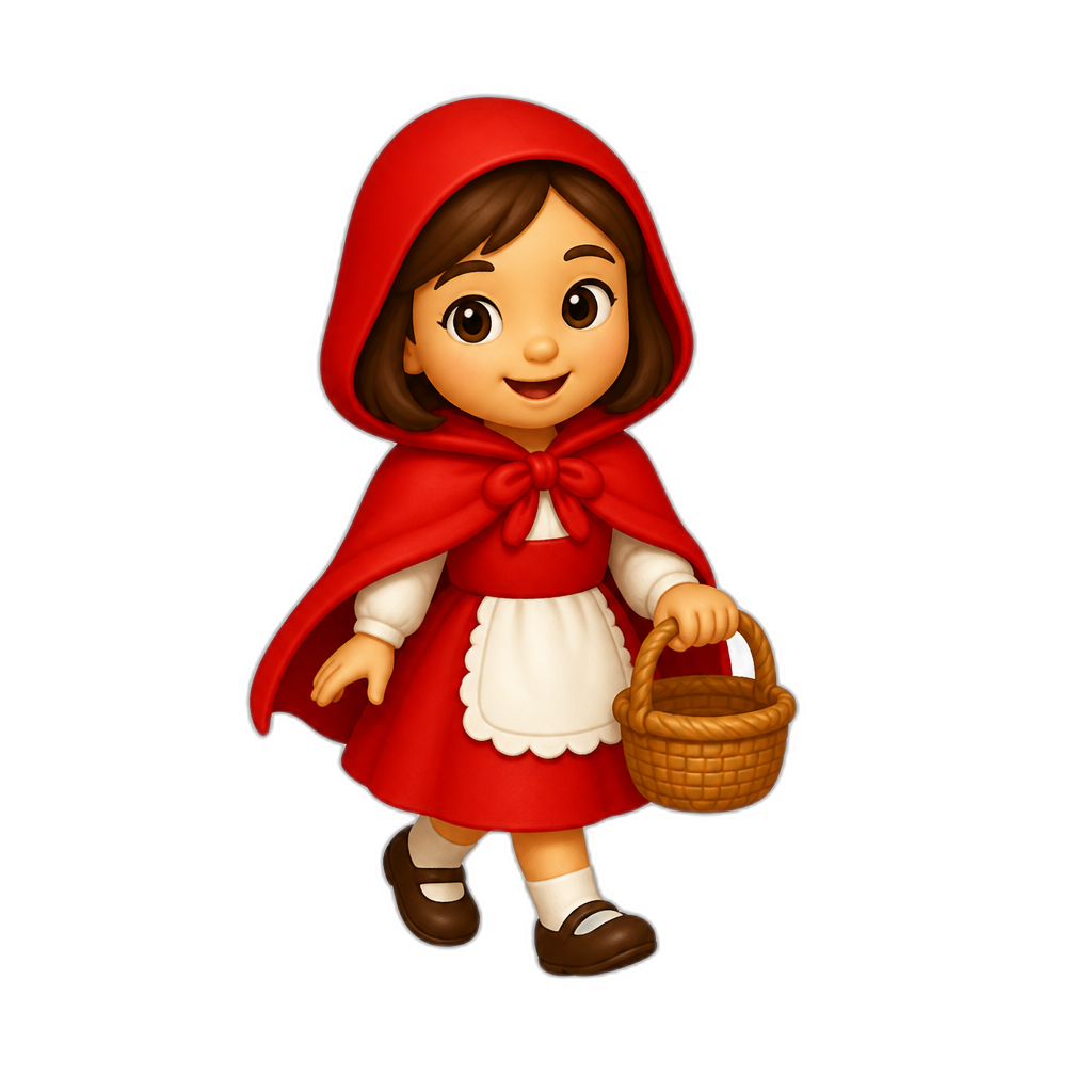 Little red riding Hood👧 - AI generated emoji