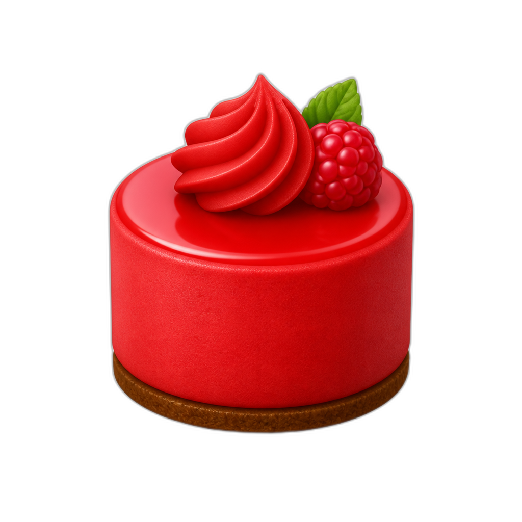 MOUSSE RED - AI generated emoji