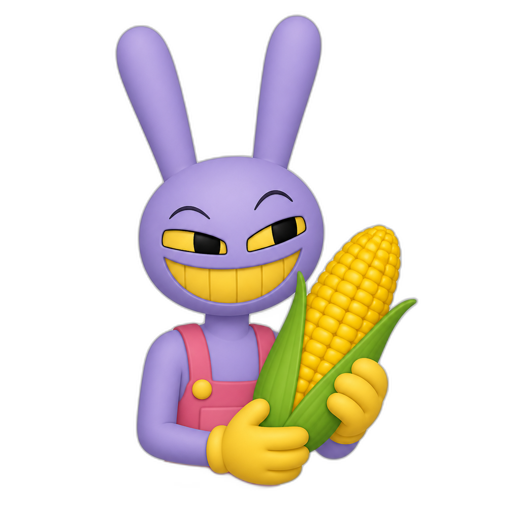 jax from tadc holding corn - AI generated emoji