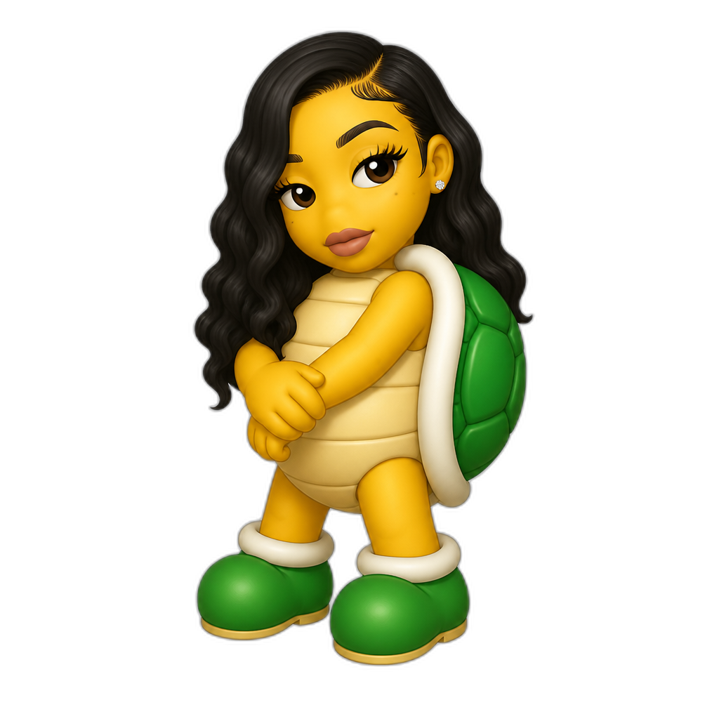 Mariah The Scientist as a Koopa - AI generated emoji