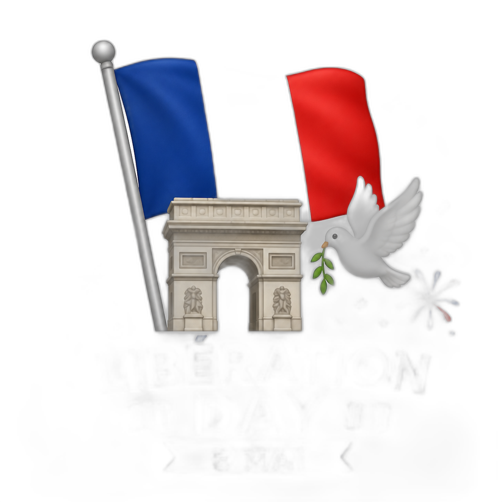 France Liberation Day - AI generated emoji