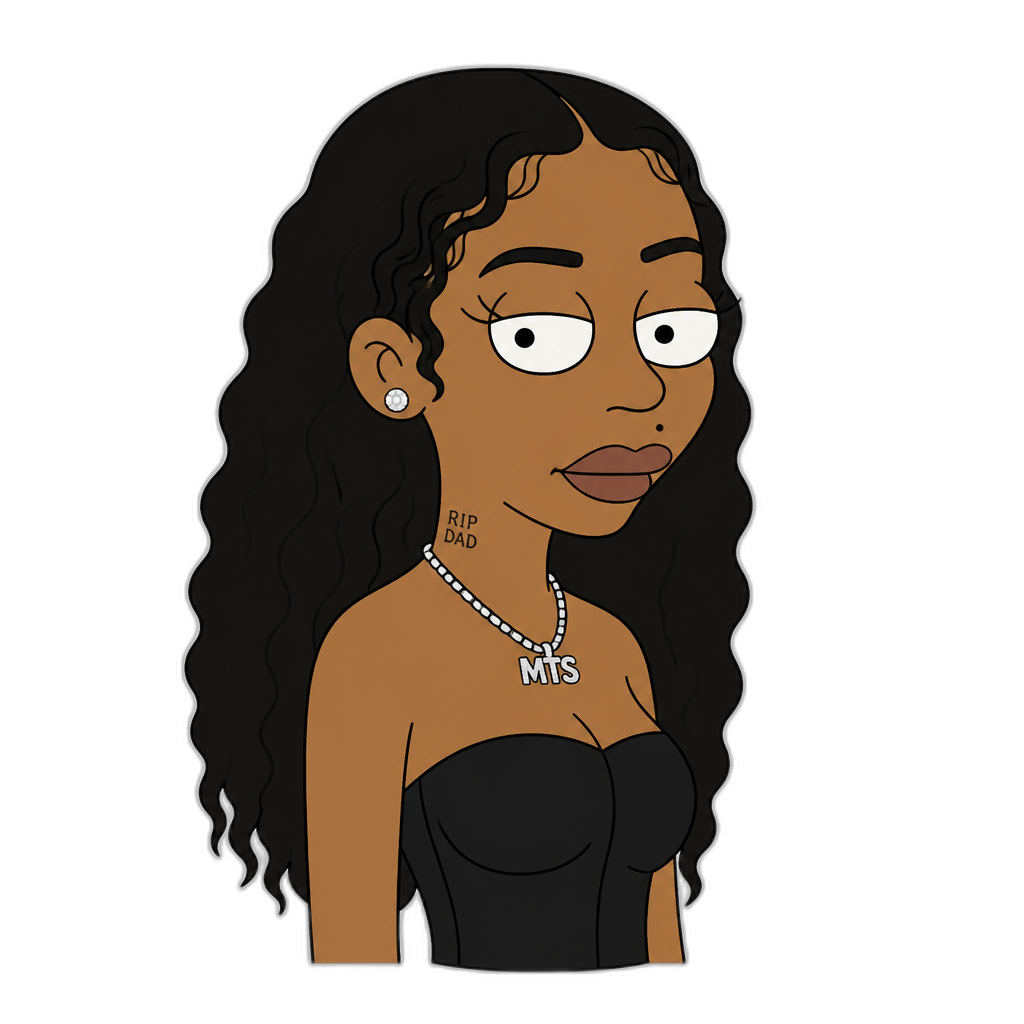 Mariah The Scientist in Futurama - AI generated emoji