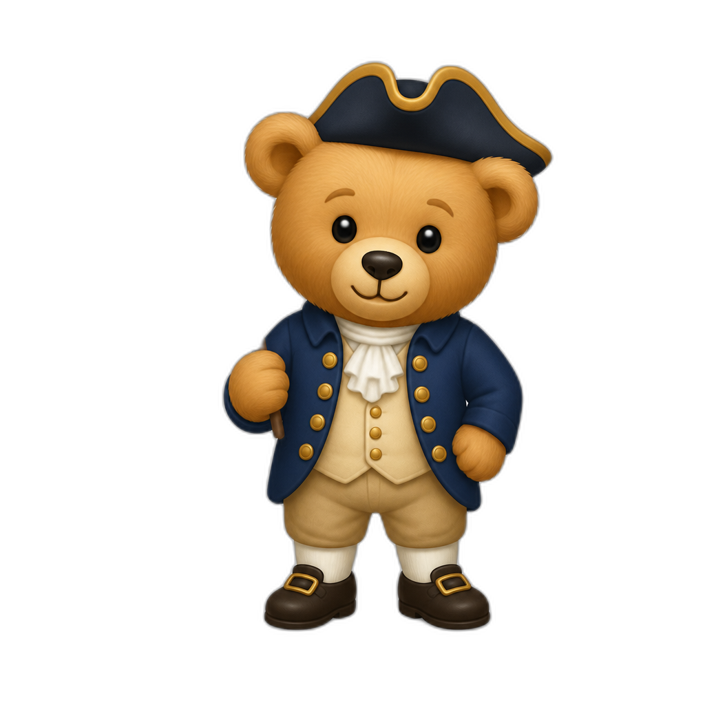 Create a Teddy bear who is a Virginian - AI generated emoji