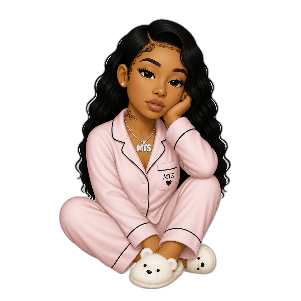 Mariah The Scientist in pajamas - AI generated emoji