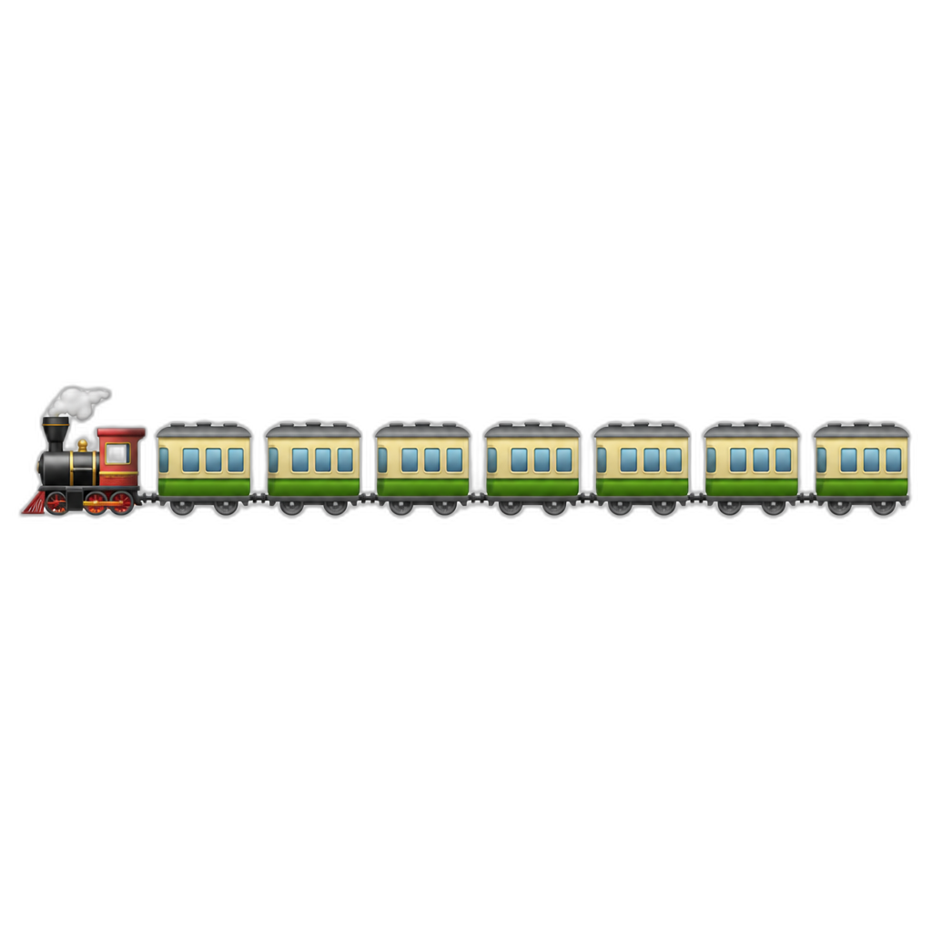 🚂🚃🚃🚃🚃🚃🚃🚃 - AI generated emoji