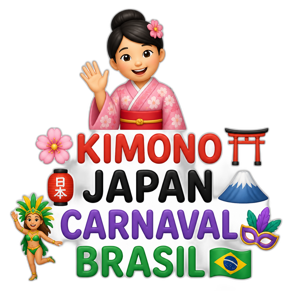 KIMONO JAPAN CARNAVAL BRASIL - AI generated emoji