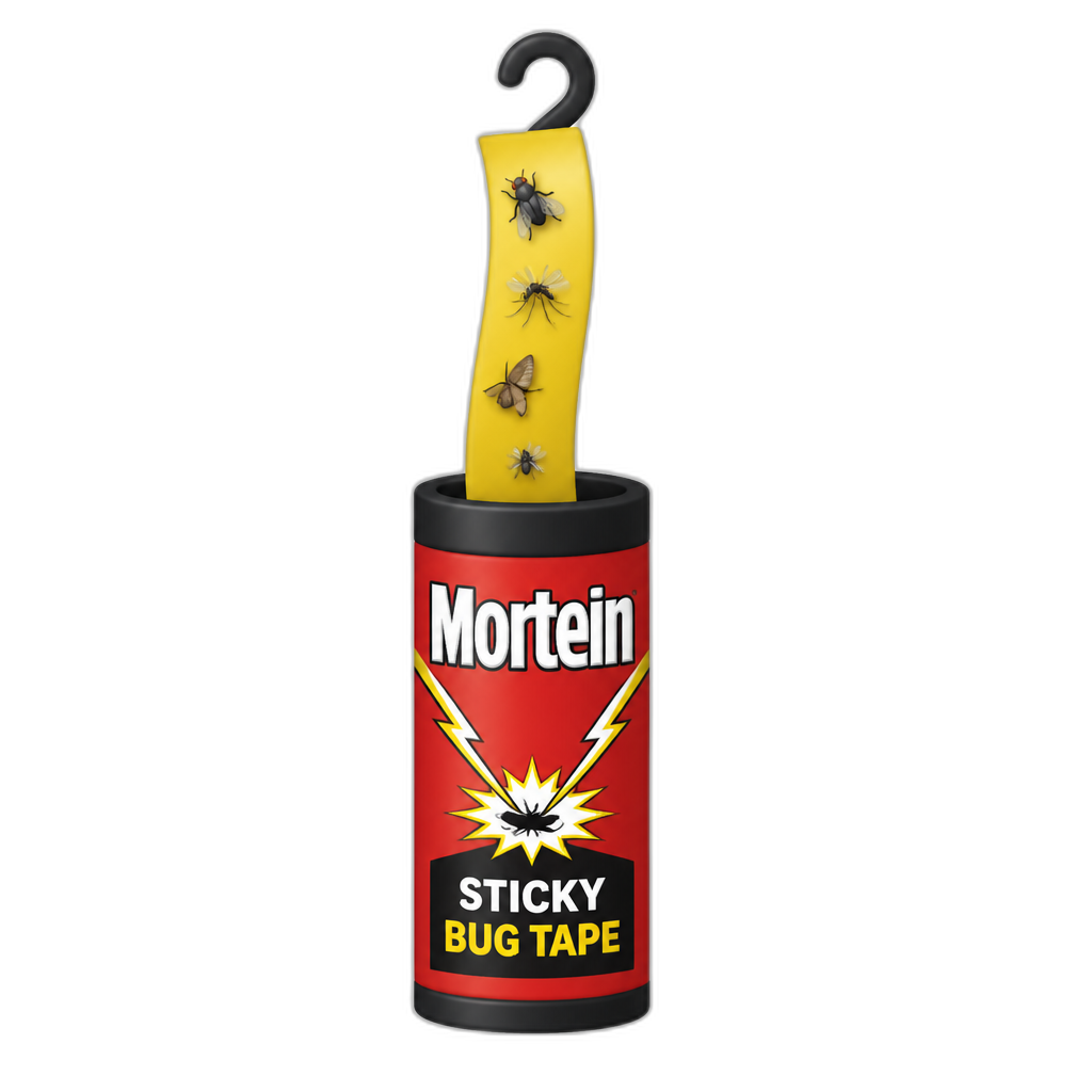 Mortein sticky bug tape - AI generated emoji