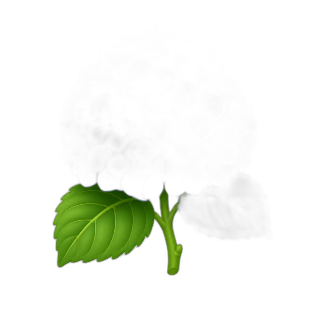 Blue hydregea - AI generated emoji