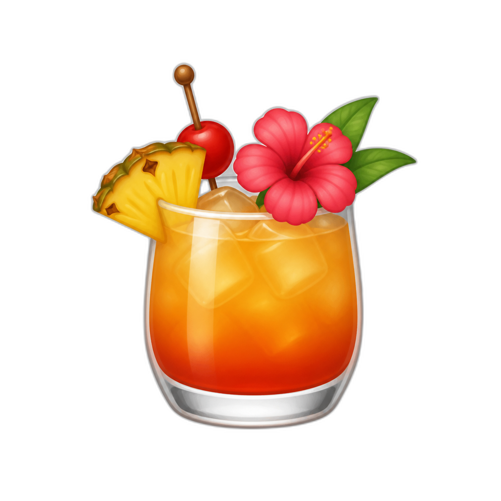 mai tai - AI generated emoji