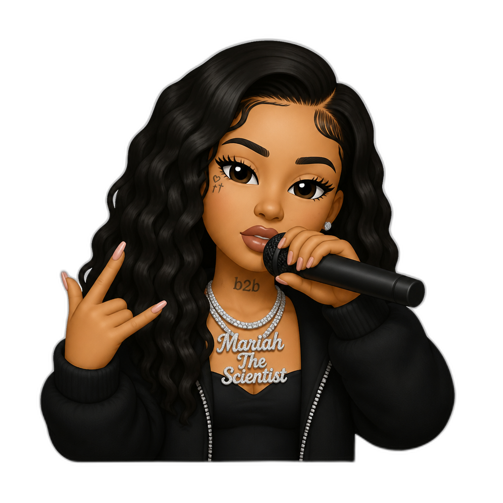 Mariah The Scientist as a rapper - AI generated emoji