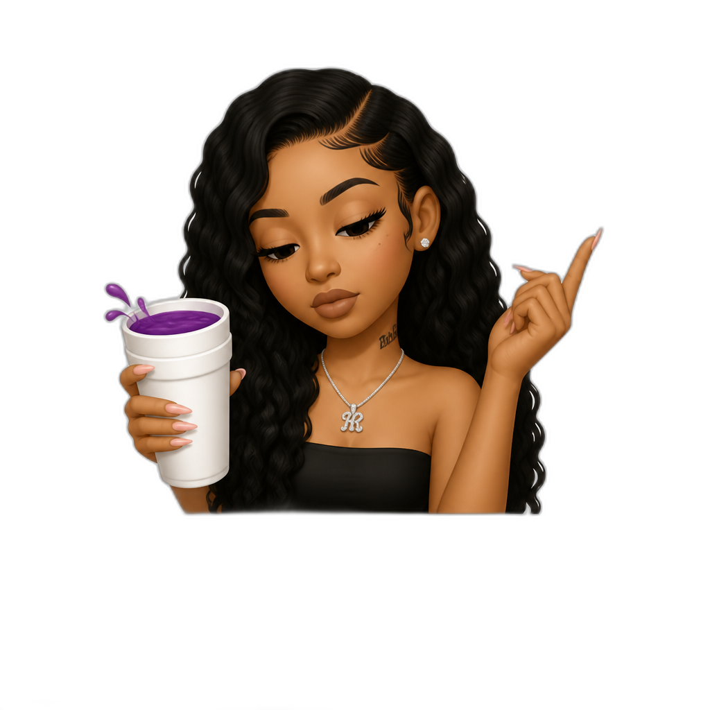 Mariah The Scientist goes ratchet - AI generated emoji