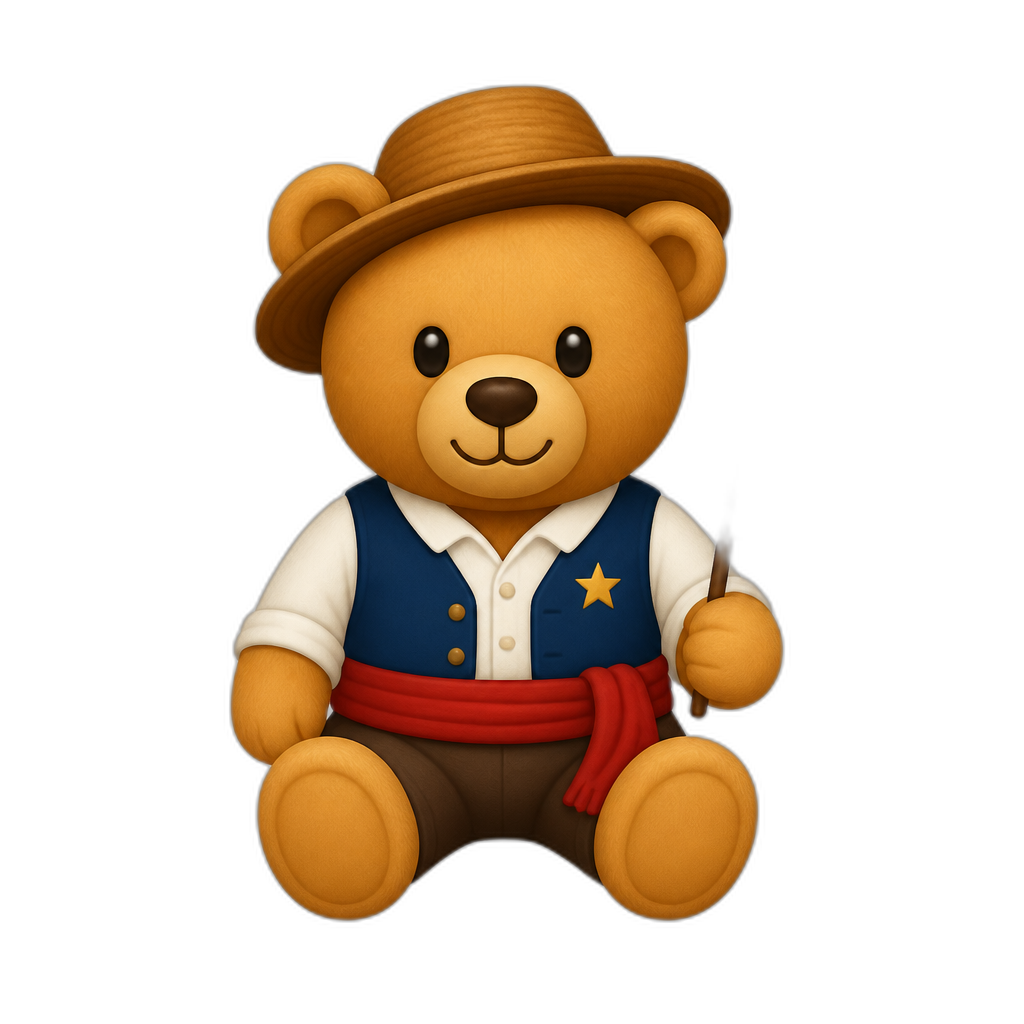Create a Teddy bear who is a Acadian - AI generated emoji