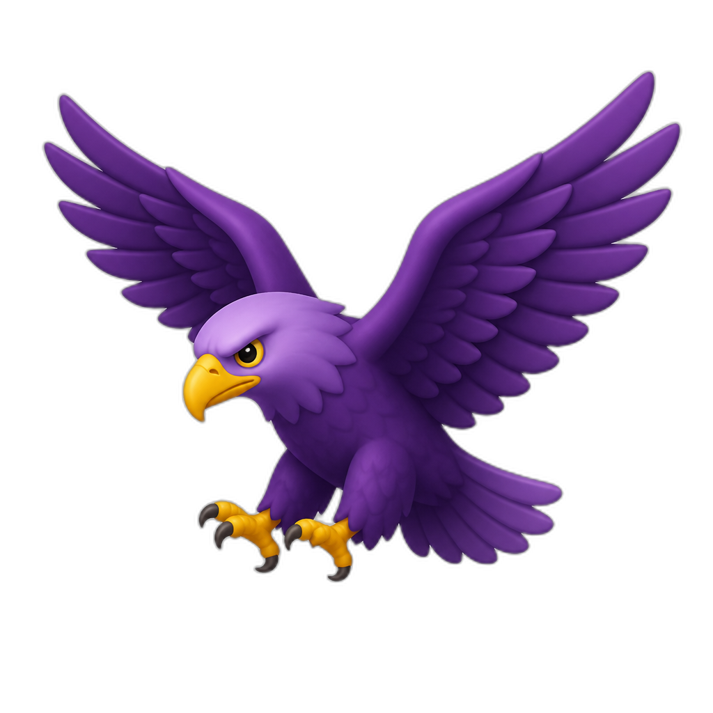 Aguila morada - AI generated emoji
