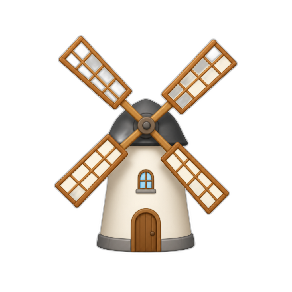 windmill - AI generated emoji