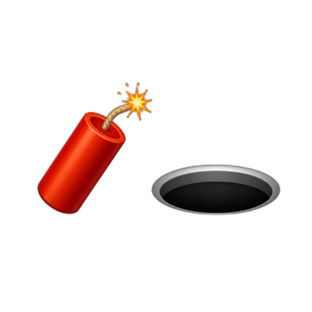 🧨🕳️ - AI generated emoji