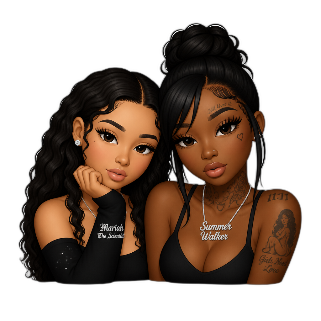 Mariah The Scientist x Summer Walker fusion - AI generated emoji