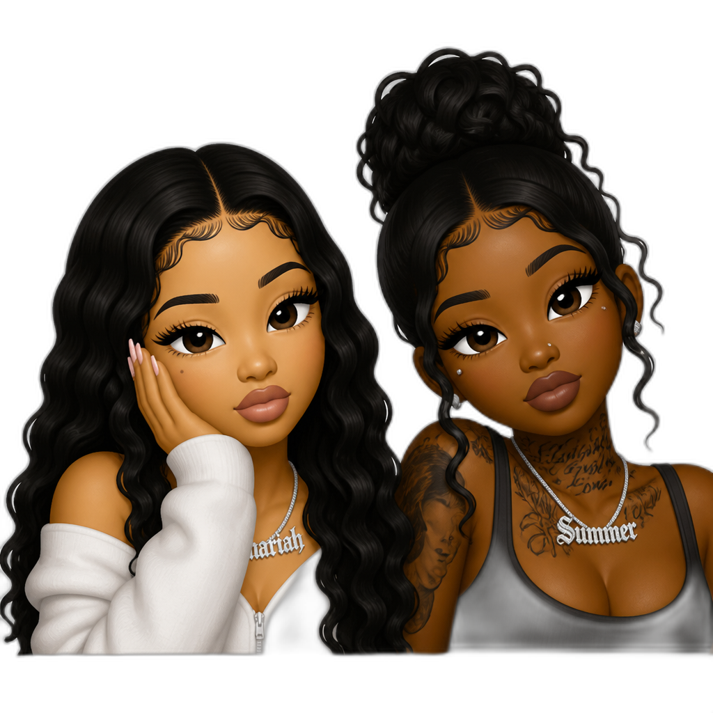 Mariah The Scientist and Summer Walker - AI generated emoji